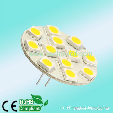 2.2W 120lm 12pcs smd5050 with CE&ROHS G4 24V led bulbs